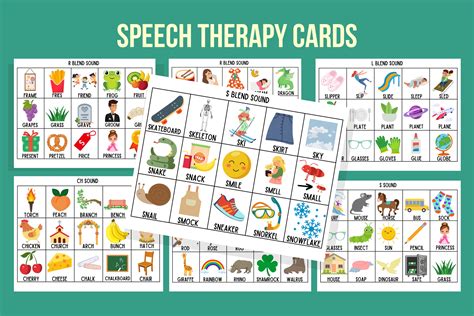 flashcards to help with speech