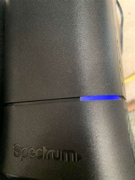 Flashing Blue Spectrum Router