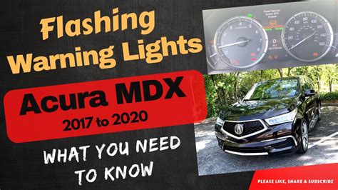 Flashing Engine Light Acura Mdx