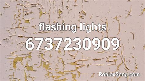 flashing lights Roblox ID - Roblox music codes