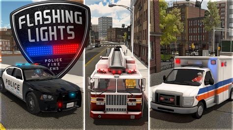 flashing lights emergency game