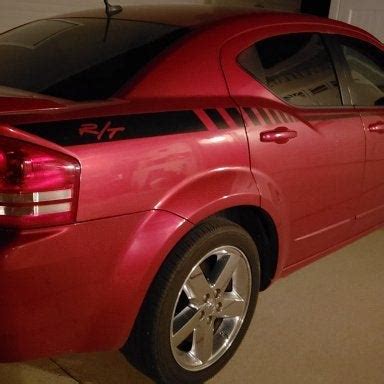 Flashing Red Lightning Bolt Dodge Avenger