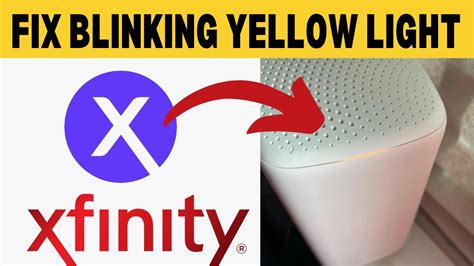 Flashing Yellow Light Xfinity Box