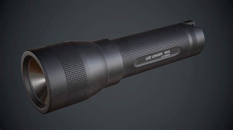 flashlight 3d model