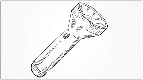Flashlight Drawing Simple