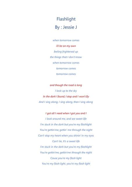 Flashlight Lyrics Syd