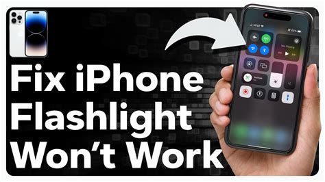 Flashlight Not Working On Iphone Xs Max