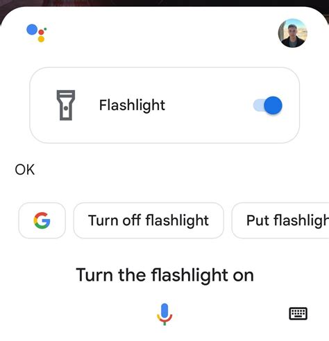 Flashlight Okay Google Turn On