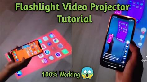 Flashlight Video Projector Tutorial