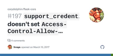 Flask Cors Allow Credentials
