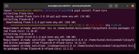Flask Cors Python