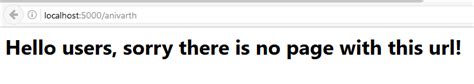 Flask Custom Not Found Page