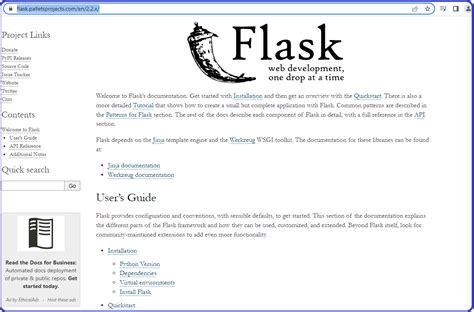 Flask Example site