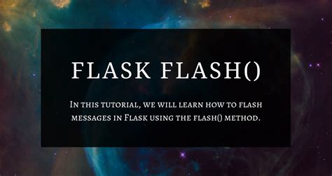 Flask Flash Color