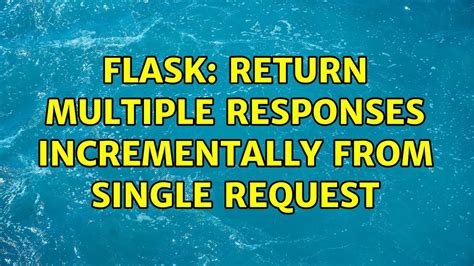 Flask Return Multiple Images