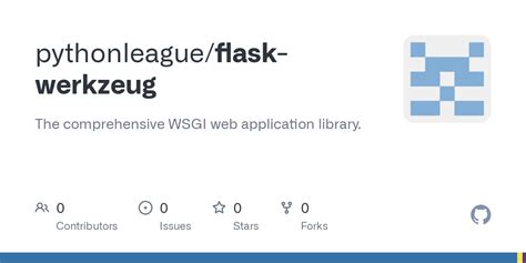 Flask Werkzeug Github