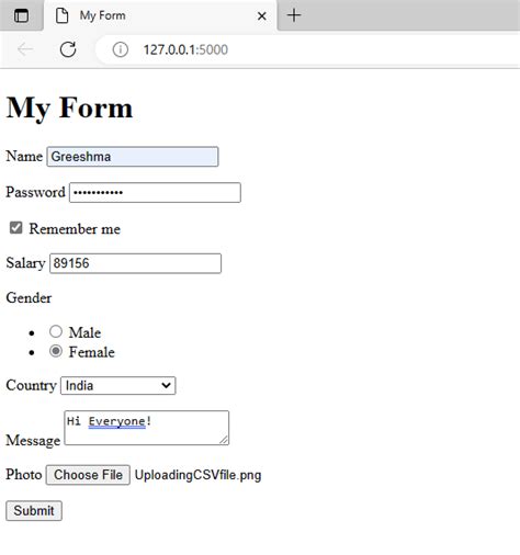 Flask Wtf Custom Form