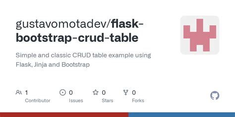Flask-Bootstrap Example Github