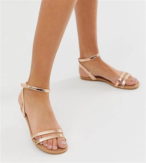 flat ankle strap sandals