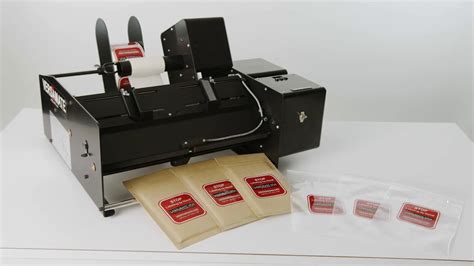 flat bag label applicator machine
