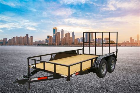 flat bed utility trailers