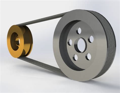 Flat Belt Adjustable Pulley