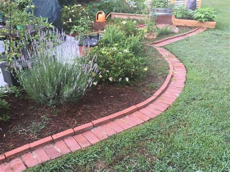 Flat Bricks For Garden Edging