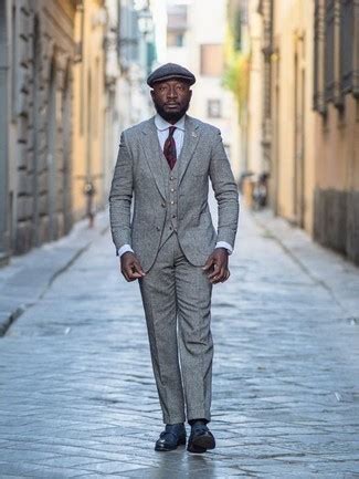 Flat Cap And Suit