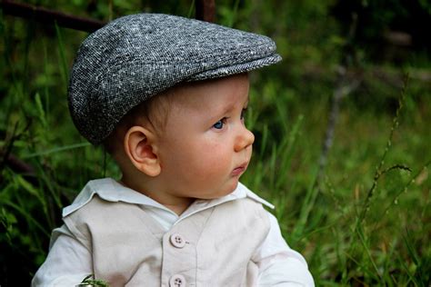 flat cap hat baby boy