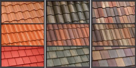 flat cement roof tile colors