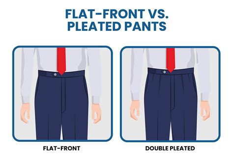 Flat Front Pants With Cuffs