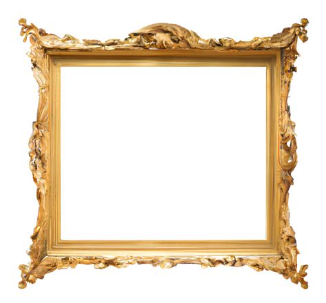 Flat Gold Picture Frame