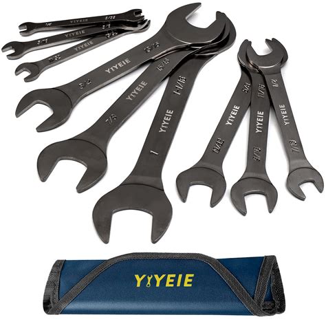 Flat Open End Wrench Set