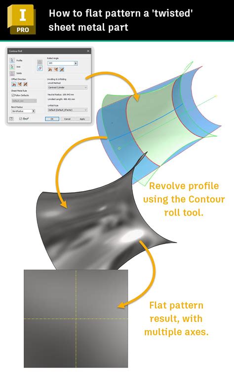 Flat Pattern Sheet Metal Inventor