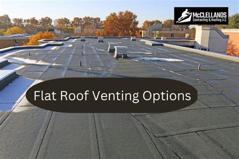 flat roof venting residential