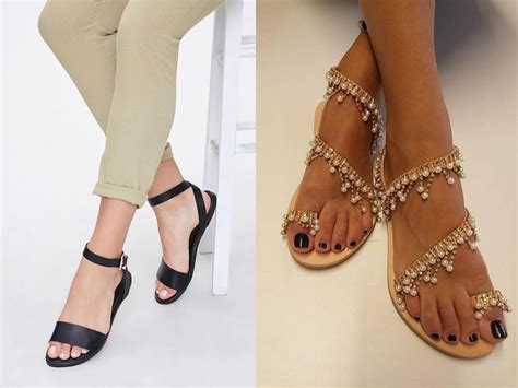 Buy Shoes 2019 Flat Sandals for Women New Summer 14cm