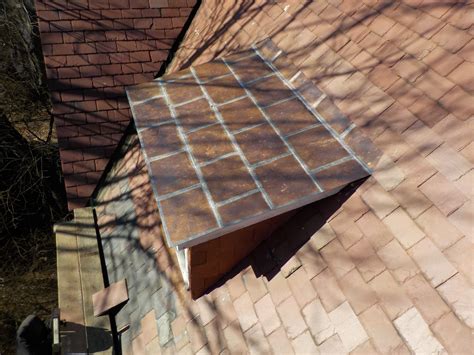 flat seam copper roof panels