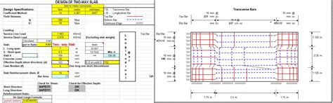 Flat Slab Excel Sheet