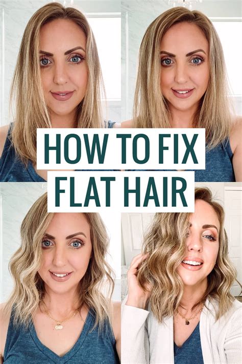 flat thin hair fix