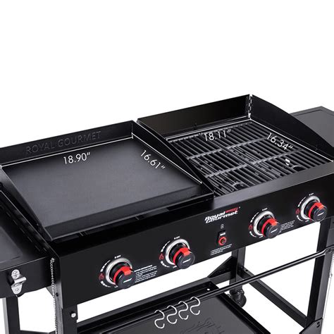 Flat Top Griddle Grill Combo