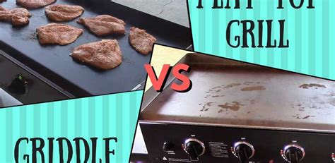 flat top grill vs bbq