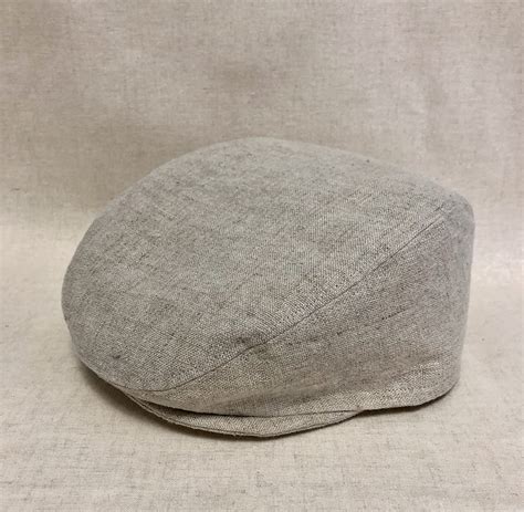 Flat Top Linen Hats
