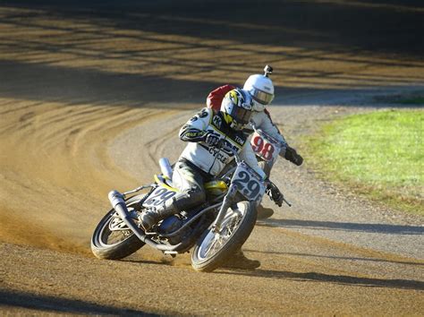 flat track racing team vintage