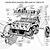 flathead ford engine valves diagram