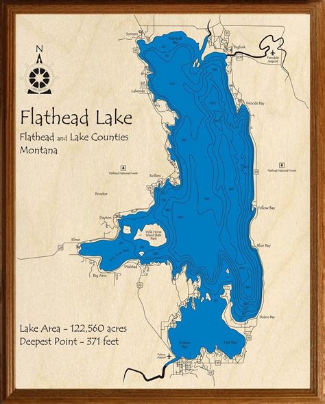 Flathead Montana Map