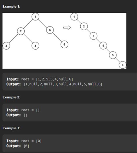flatten tree to linked list leetcode