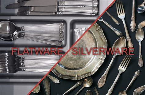 Flatware Set Vs Silverware Set