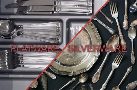 Flatware Silverware Difference