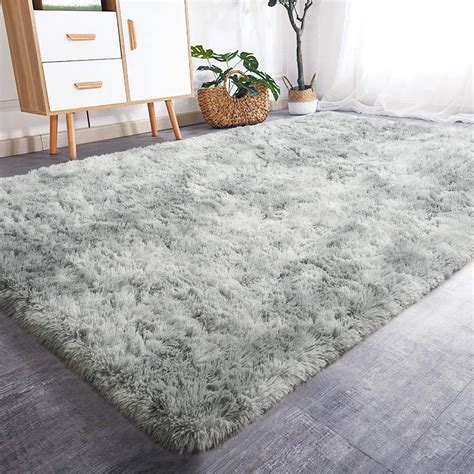 Amazon.de Hochflor Langflor Teppich Pindos in Weiß, Flauschig, Ökotex