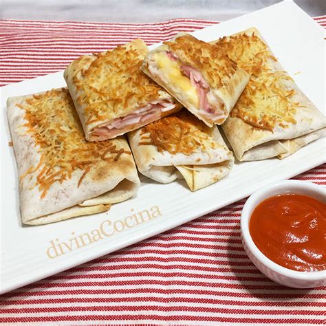 Flautas Queso Jamon